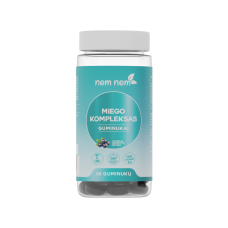 Nom nom Sleep komplekss (60 gumijas ar upeņu garšu)